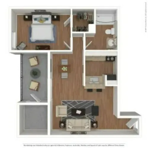 The Ventura Arlington Floorplan 5