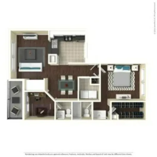 The Ventura Arlington Floorplan 9
