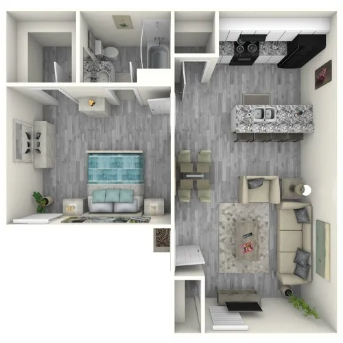 The Villas at Sierra Vista Fort Worth Floorplan 3