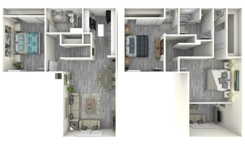 The Villas at Sierra Vista Fort Worth Floorplan 7
