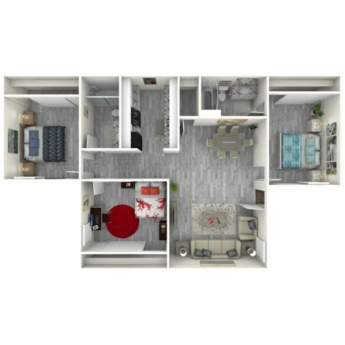 The Villas at Sierra Vista Fort Worth Floorplan 8