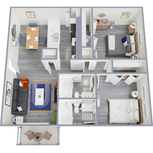 The Washington Apartment Homes Arlington Floorplan 10