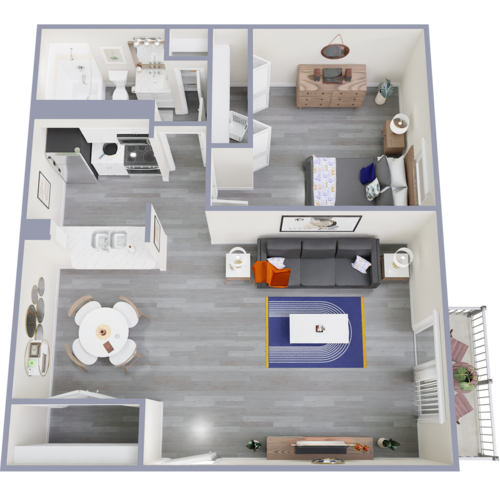The Washington Apartment Homes Arlington Floorplan 4