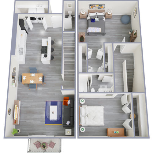 The Washington Apartment Homes Arlington Floorplan 6