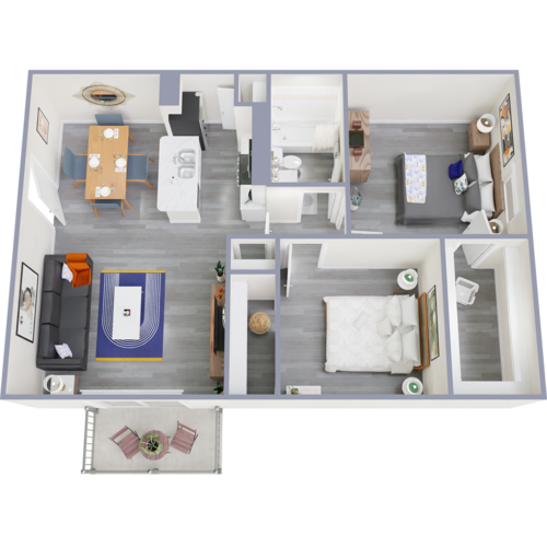 The Washington Apartment Homes Arlington Floorplan 9