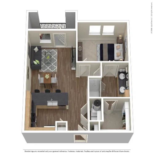 Three77 Park Fort Worth Floorplan 3