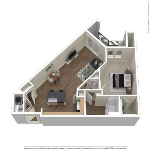 Three77 Park Fort Worth Floorplan 4
