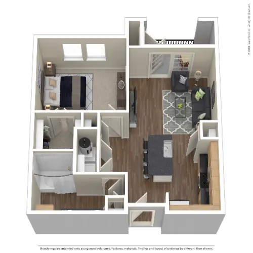 Three77 Park Fort Worth Floorplan 5