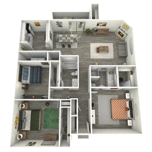 Tides at Eastchase Fort Worth floor plan 5