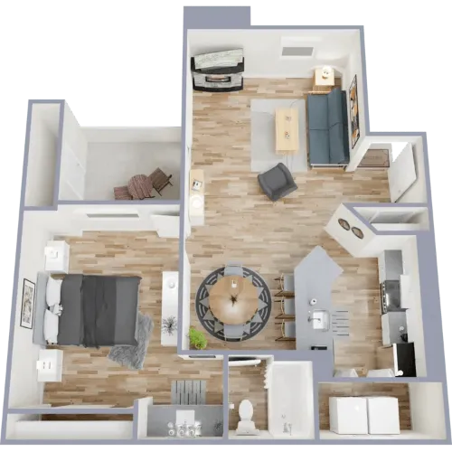 Tides on Hulen Fort Worth FloorPlan 2