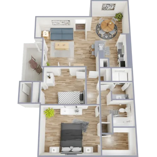 Tides on Hulen Fort Worth FloorPlan 4
