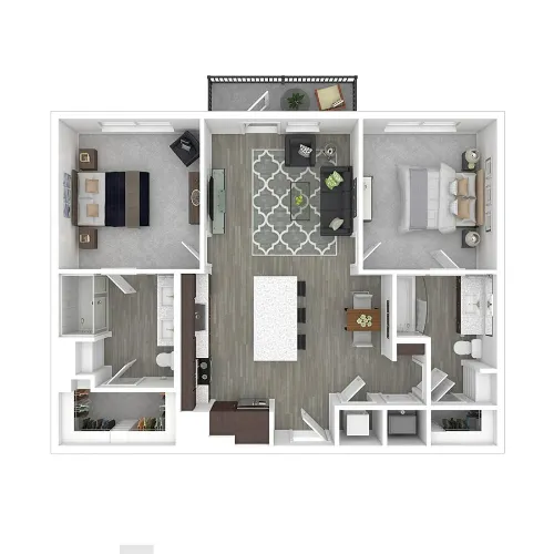 Timberlake Villas Arlington Floorplan 3
