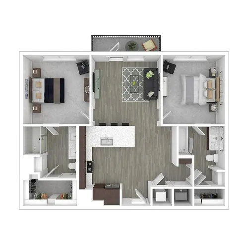 Timberlake Villas Arlington Floorplan 4
