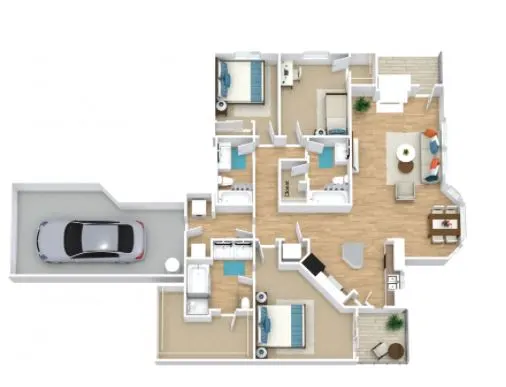 Townhomes Of Coyote Ridge Carrollton Floorplan 10