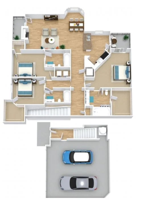 Townhomes Of Coyote Ridge Carrollton Floorplan 11