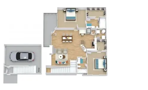 Townhomes Of Coyote Ridge Carrollton Floorplan 4