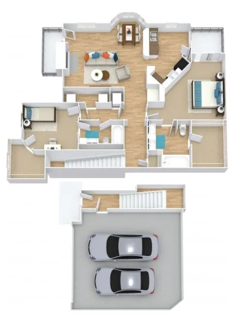 Townhomes Of Coyote Ridge Carrollton Floorplan 6