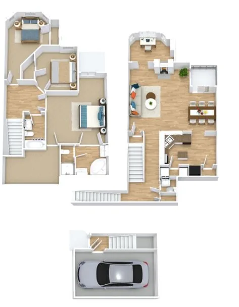 Townhomes Of Coyote Ridge Carrollton Floorplan 7
