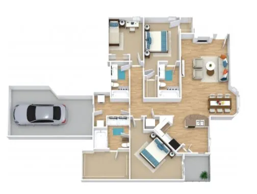 Townhomes Of Coyote Ridge Carrollton Floorplan 9