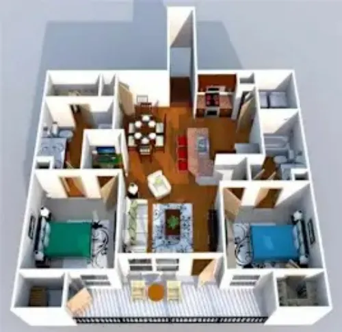 Trinity Bell Gardens Apartments Fort Worth FloorPlan 5