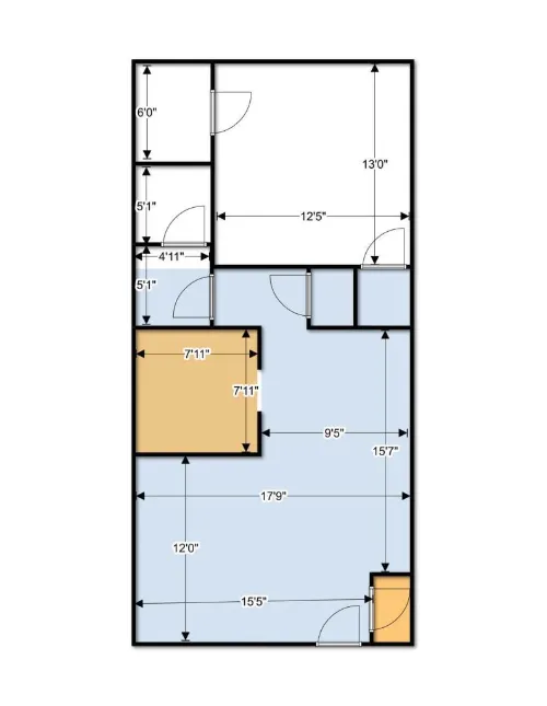 University Villas Apartments Fort Worth floor plan 3