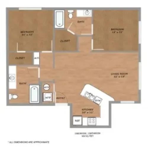 Urban Square Denton FloorPlan 11