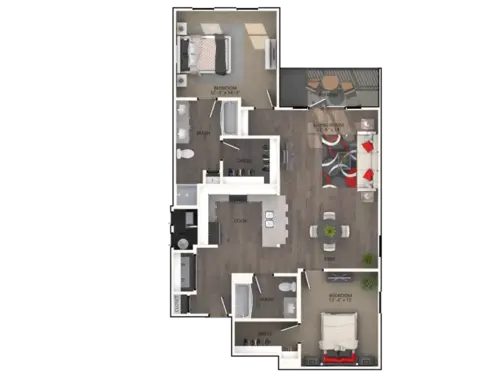 Varia at Highland Village Floorplan 19