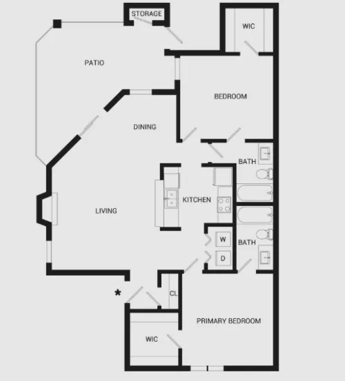 Verandahs at Cliffside Arlington Floor Plan 5