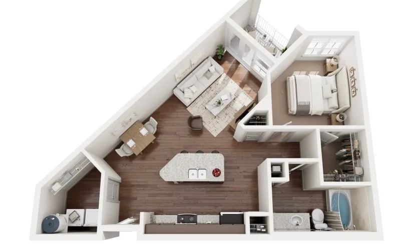 Villas Di Lucca Mansfield Apartment Floorplan 2