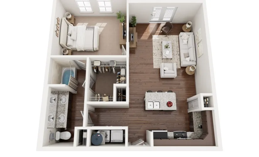 Villas Di Lucca Mansfield Apartment Floorplan 3