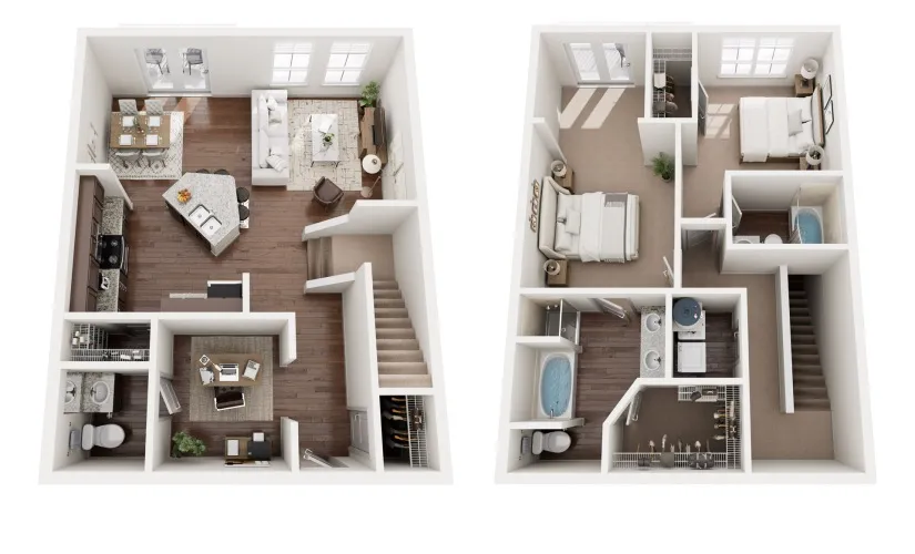 Villas Di Lucca Mansfield Apartment Floorplan 6