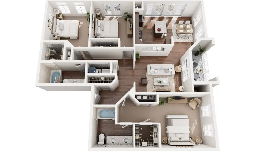 Villas Di Lucca Mansfield Apartment Floorplan 7