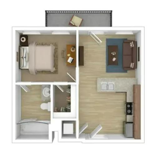 Vitae Residences Denton Floorplan 1
