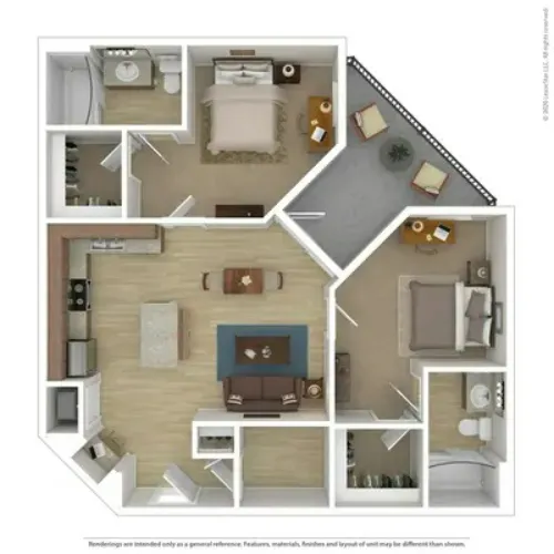 Vitae Residences Denton Floorplan 3