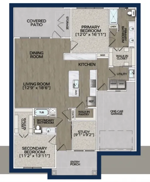 Watermere at Flower Mound Floorplan 6