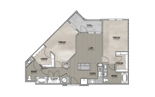 Westhouse Flats Fort Worth Floorplan 10