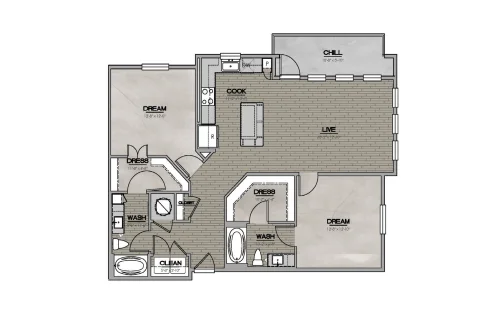 Westhouse Flats Fort Worth Floorplan 11