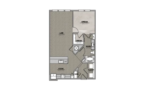 Westhouse Flats Fort Worth Floorplan 5