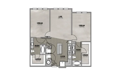 Westhouse Flats Fort Worth Floorplan 9
