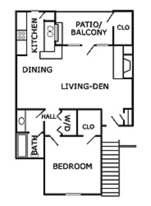 Westlake Gardens & Bella Terra Apartments Fort Worth Floorplan 1