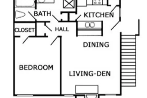 Westlake Gardens & Bella Terra Apartments Fort Worth Floorplan 2