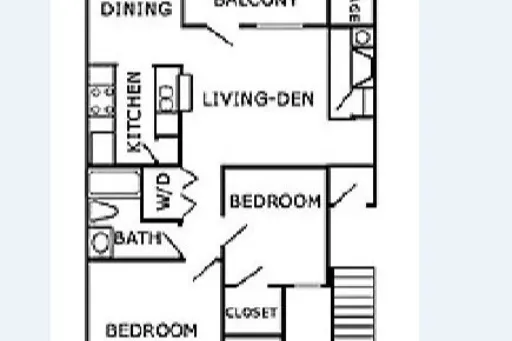 Westlake Gardens & Bella Terra Apartments Fort Worth Floorplan 3