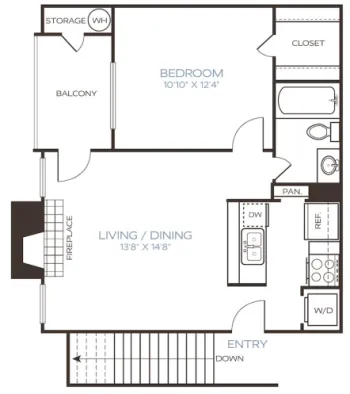 Westley Apartments Arlington Floorplan 4