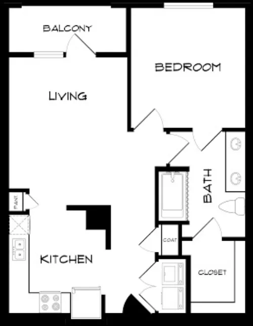 Windsor Apartments Denton FloorPlan 2