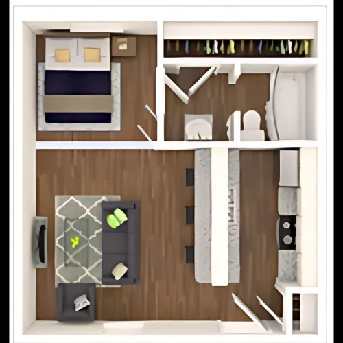 Woodwind Apartments Arlington floor plan 2