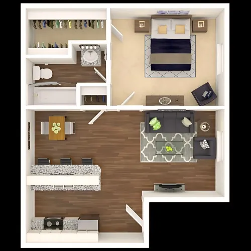 Woodwind Apartments Arlington floor plan 4