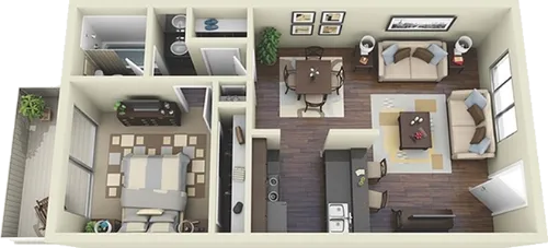 evRia Terraces Grand Prairie FloorPlan 2