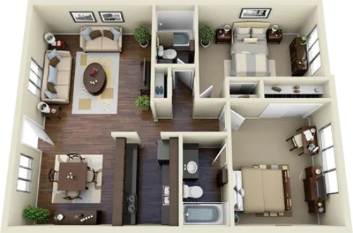 evRia Terraces Grand Prairie FloorPlan 5