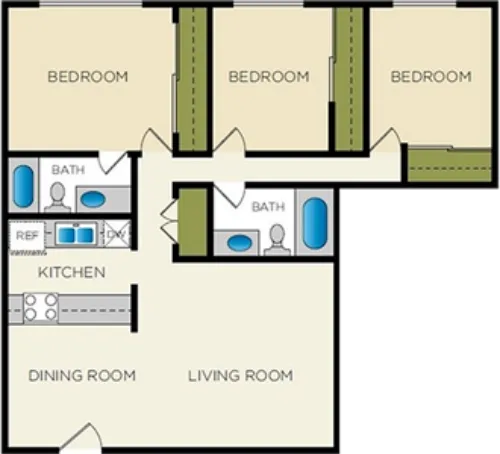 evRia Terraces Grand Prairie FloorPlan 7