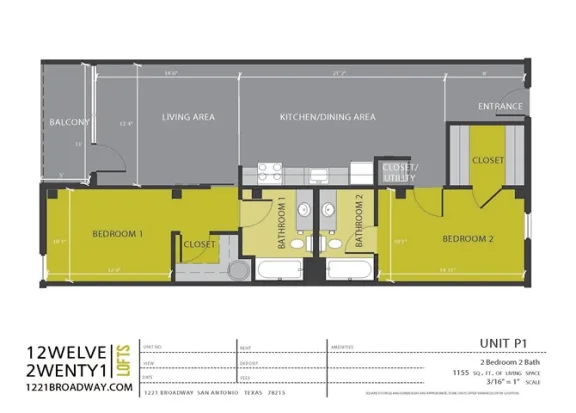 1221 Broadway Lofts San Antonio Floorplan 21